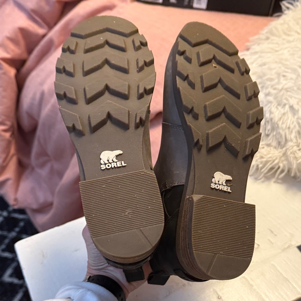 Sorel Gray Ankle Boots - Picture 3 of 6